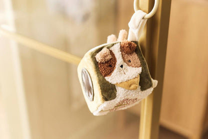 Motorikwürfel Babyspielzeug aus Stoff