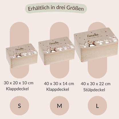 Erinnerungskiste  - mit Woodlandtieren