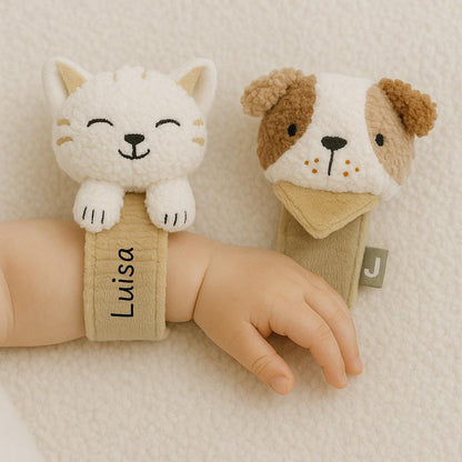 Handgelenk Rassel Baby personalisiert