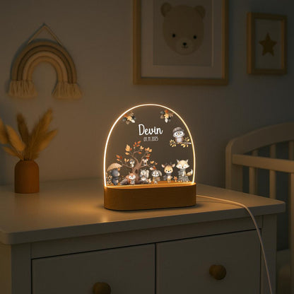 Nachtlicht Baby Tiere - Herbst