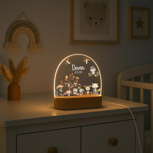 Nachtlicht Baby Tiere - Herbst