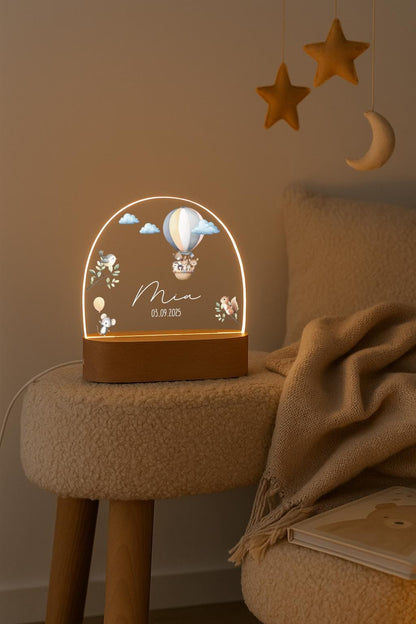 Nachtlicht Baby - Heißluftballon