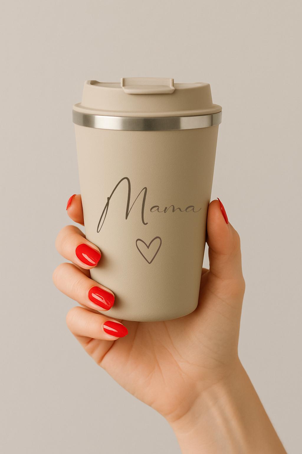 Thermobecher personalisiert -  Mama, Papa, Oma & Opa