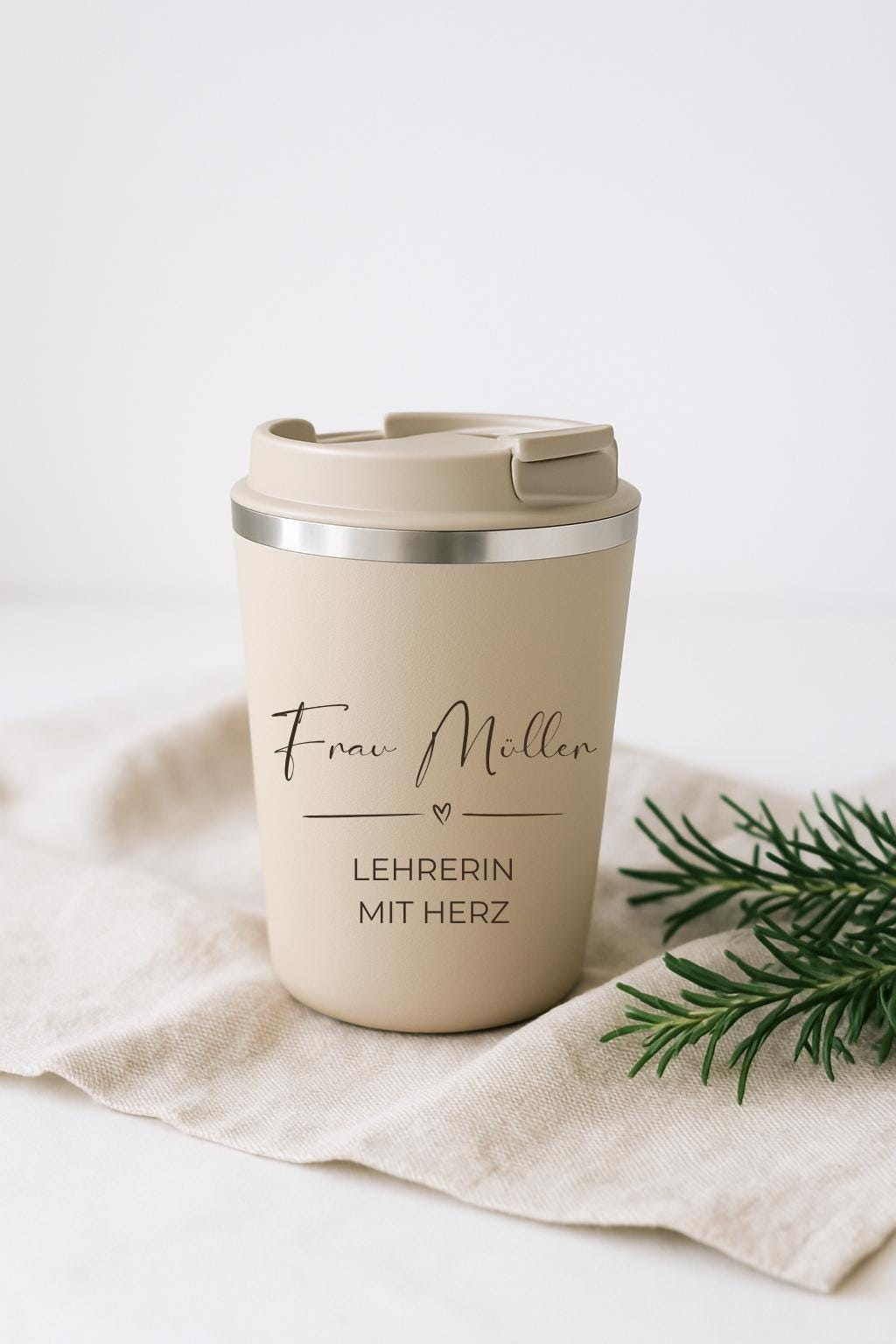 Thermobecher personalisiert Lehrer & Lehrerin