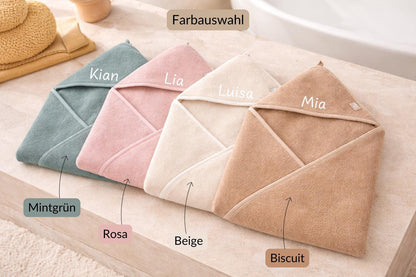 Kapuzenhandtuch mit Namen