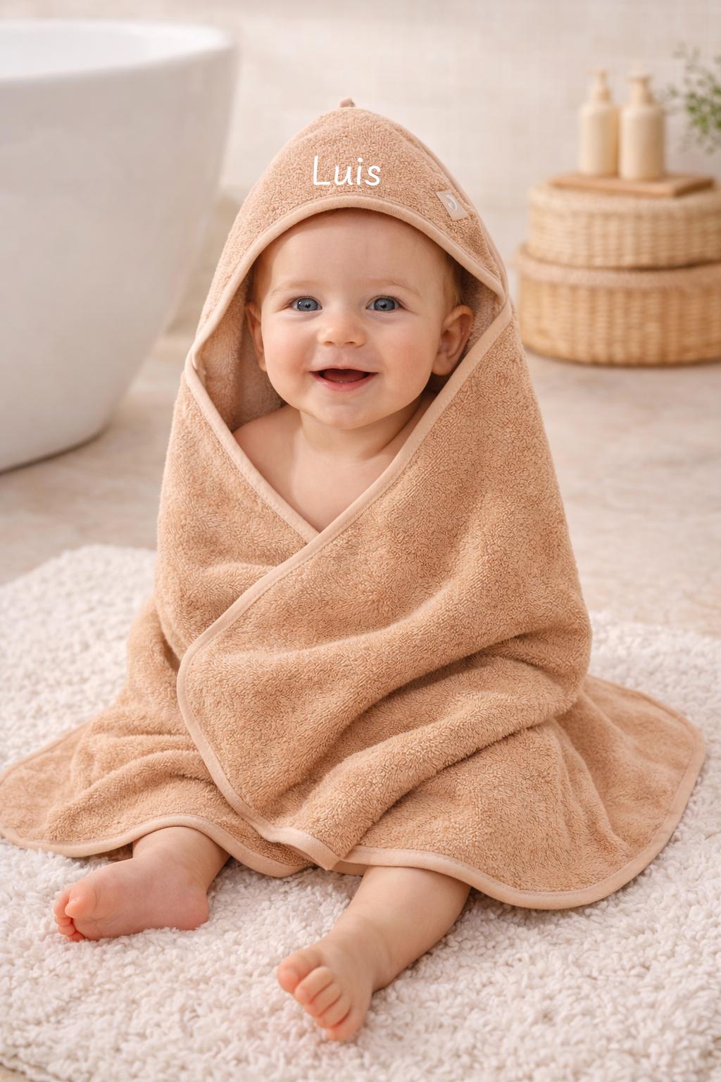 Kapuzenhandtuch mit Namen