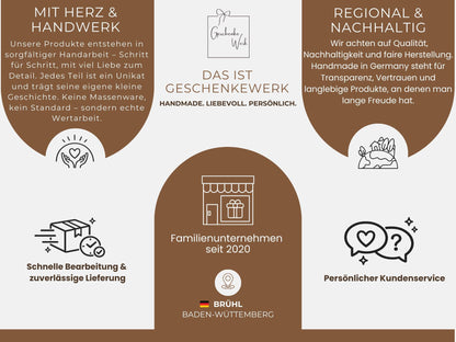 Holz Tablett personalisiert mit Name – BUT FIRST COFFEE