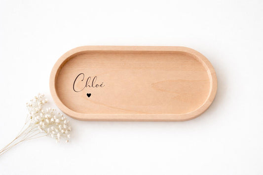 Holz Tablett personalisiert mit Name