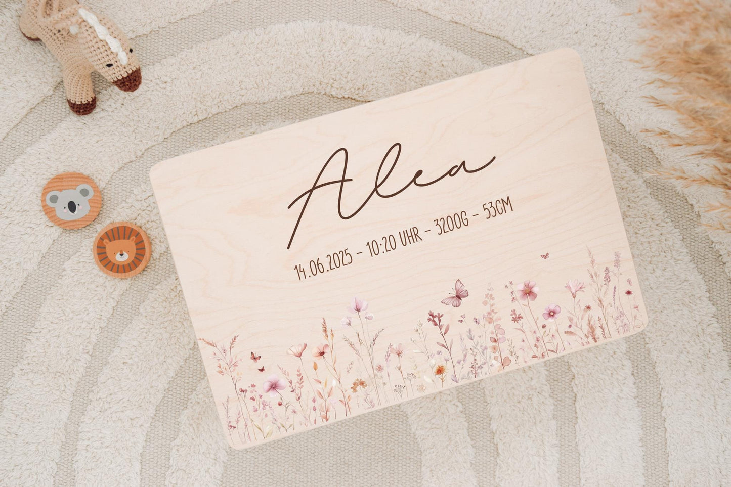 Erinnerungskiste - Blumenwiese Rosa