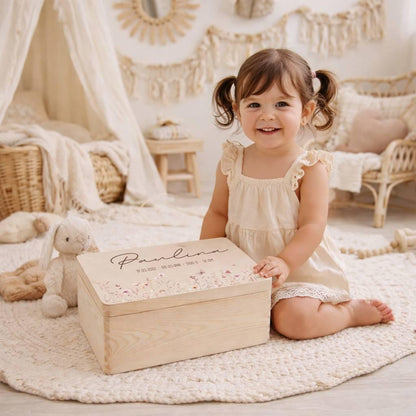 Erinnerungskiste - Blumenwiese Rosa