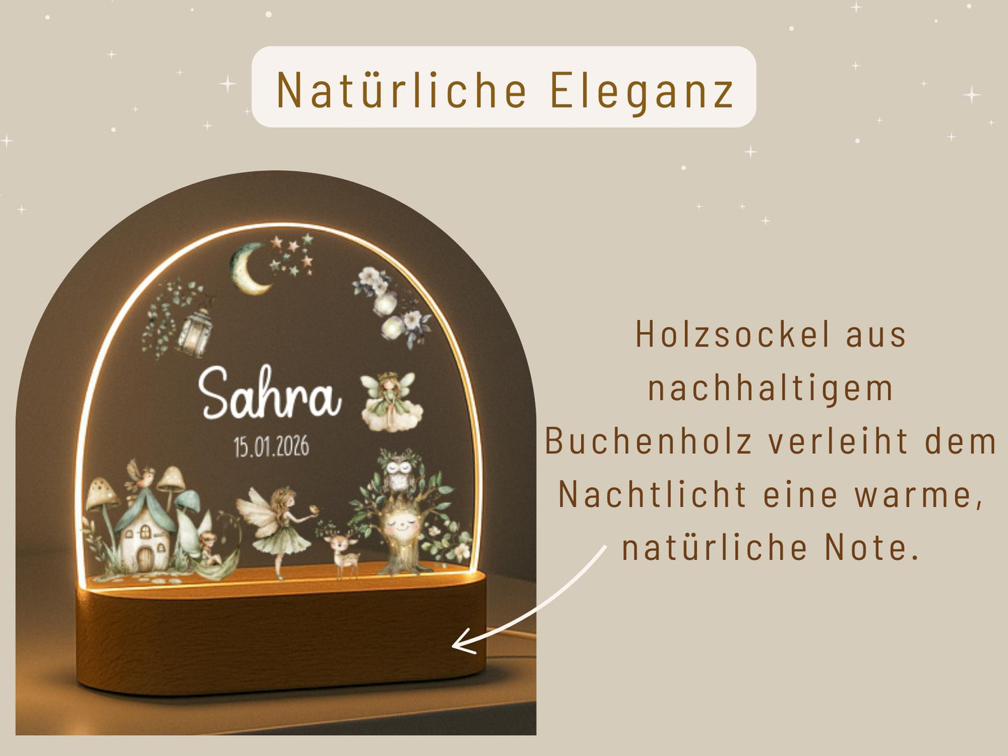 Nachtlicht Kinder - Fee