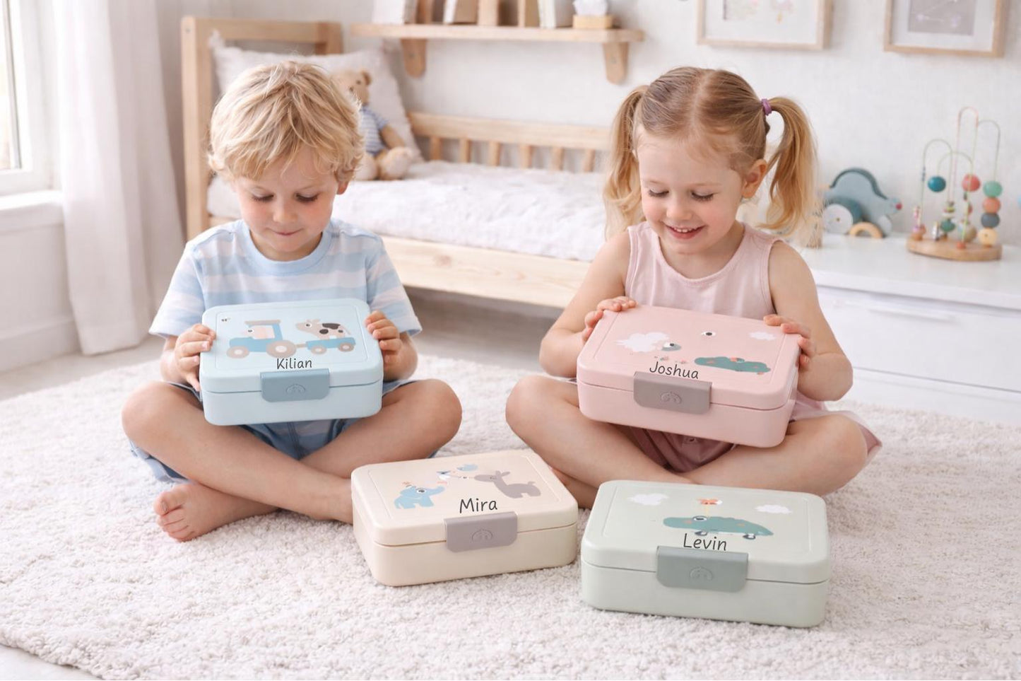 Lunchbox personalisiert mit Namen | Brotdose Kinder | Brotdose Schule Kindergarten | Geschenk Einschulung Kind | Lunchbox graviert