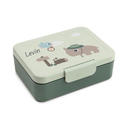 Lunchbox personalisiert mit Namen | Brotdose Kinder | Brotdose Schule Kindergarten | Geschenk Einschulung Kind | Lunchbox graviert