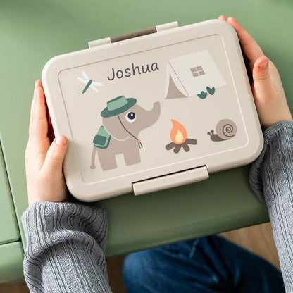 Lunchbox personalisiert mit Namen | Brotdose Kinder | Brotdose Schule Kindergarten | Geschenk Einschulung Kind | Lunchbox graviert