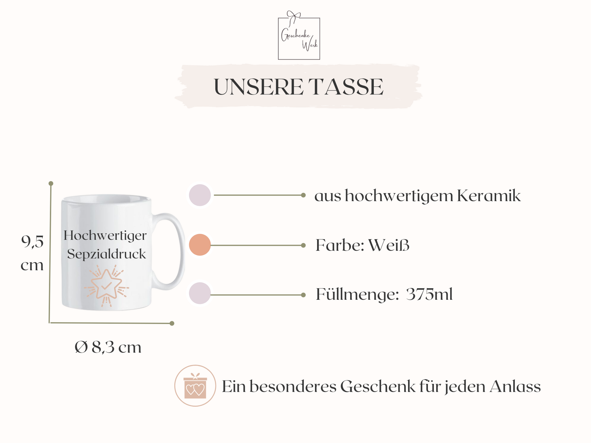 Tasse personalisiert -  für  Paare mit Datum