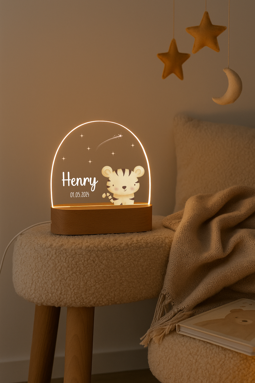 Nachtlicht Kinder - Bunten Tiermotiven