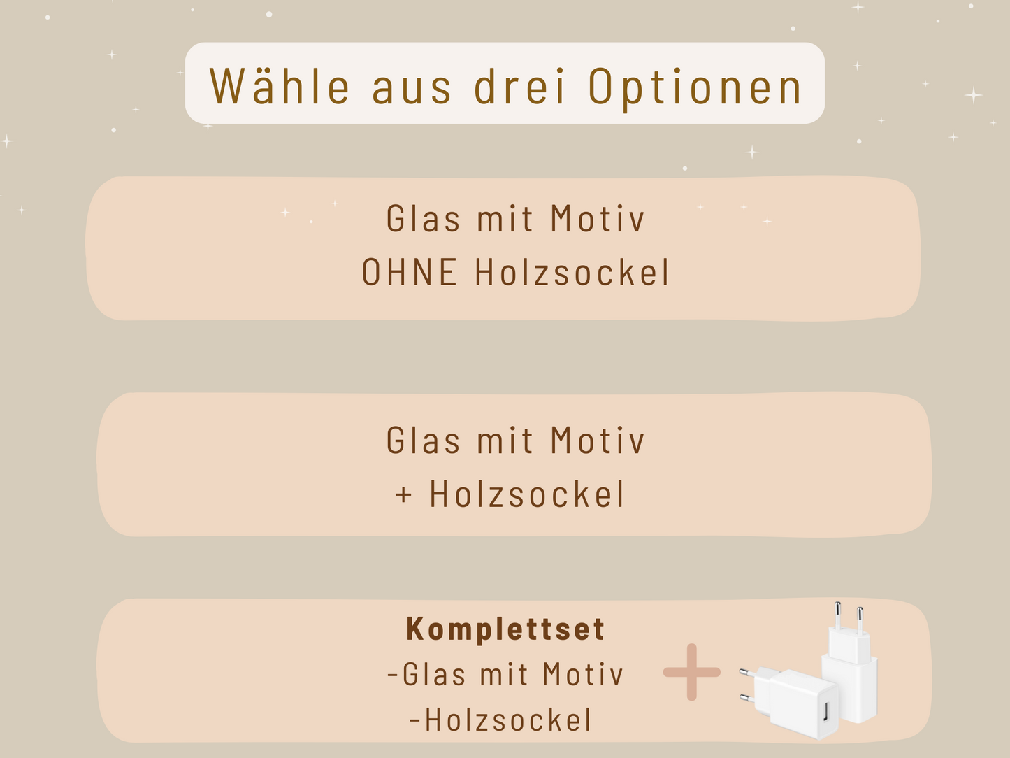 Nachtlicht mit Rosa Blumen