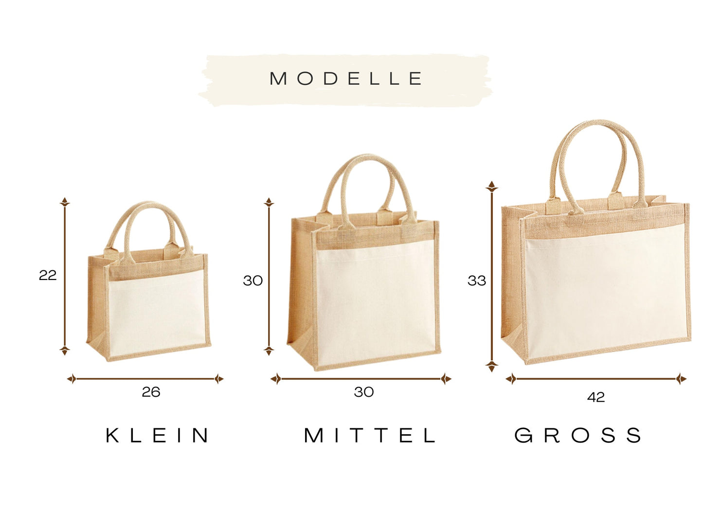 Personalisierte Jutetasche Erzieherin mit Herz