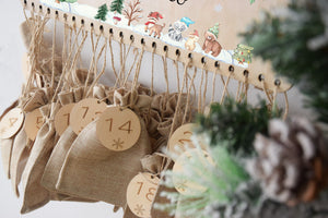 Adventskalender mit Woodland Tieren