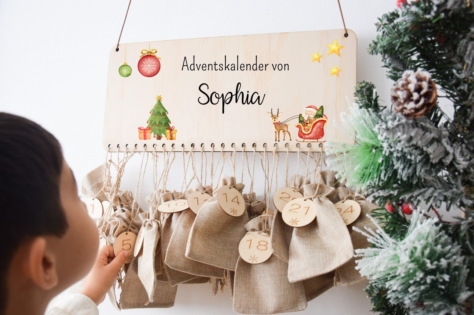 Adventskalender für Kinder - Weihnachtsmann