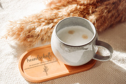 Personalisierte Geschenk Freundin, Tablett personalisiert, Geschenk Freundin, Kleine Auszeit,   Geschenke für Frauen, Tablett, Kollegin