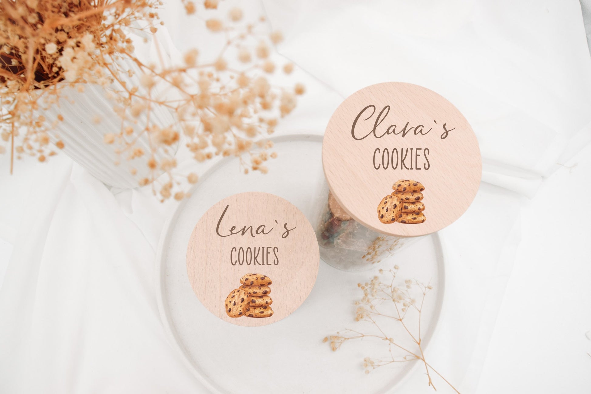 Vorratsglas personalisiert, Cookies Motiv